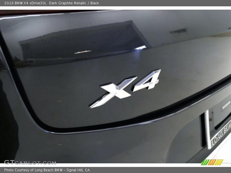Dark Graphite Metallic / Black 2019 BMW X4 xDrive30i