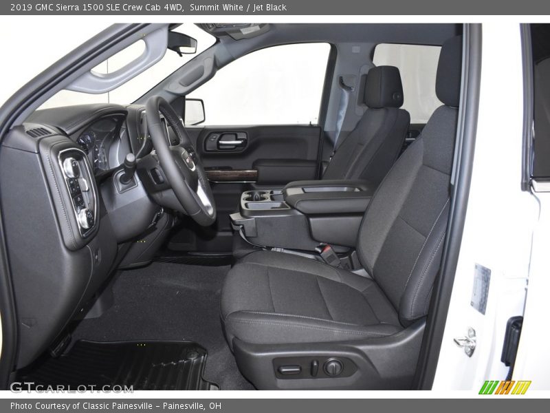 Summit White / Jet Black 2019 GMC Sierra 1500 SLE Crew Cab 4WD
