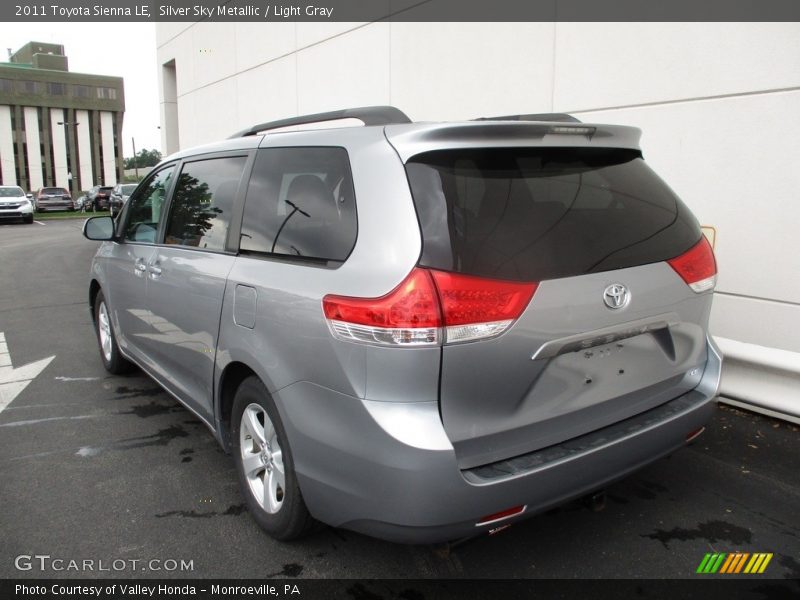 Silver Sky Metallic / Light Gray 2011 Toyota Sienna LE