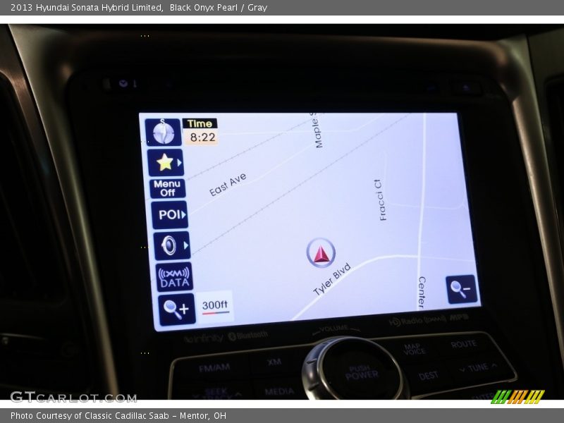 Black Onyx Pearl / Gray 2013 Hyundai Sonata Hybrid Limited