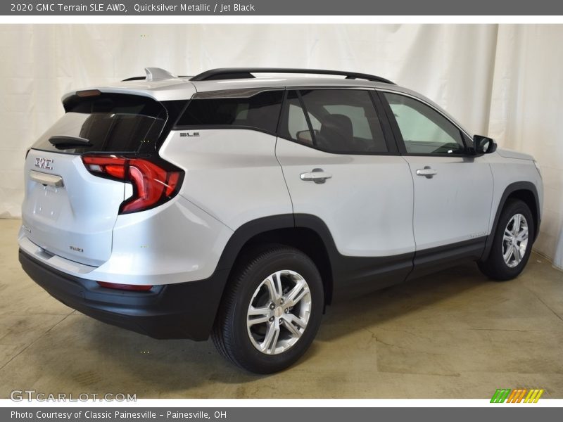 Quicksilver Metallic / Jet Black 2020 GMC Terrain SLE AWD
