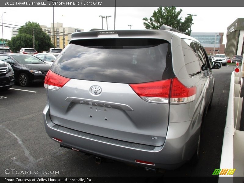 Silver Sky Metallic / Light Gray 2011 Toyota Sienna LE