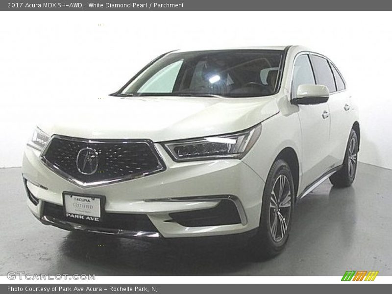 White Diamond Pearl / Parchment 2017 Acura MDX SH-AWD