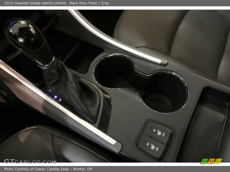 Black Onyx Pearl / Gray 2013 Hyundai Sonata Hybrid Limited