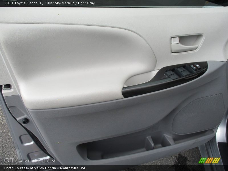 Silver Sky Metallic / Light Gray 2011 Toyota Sienna LE