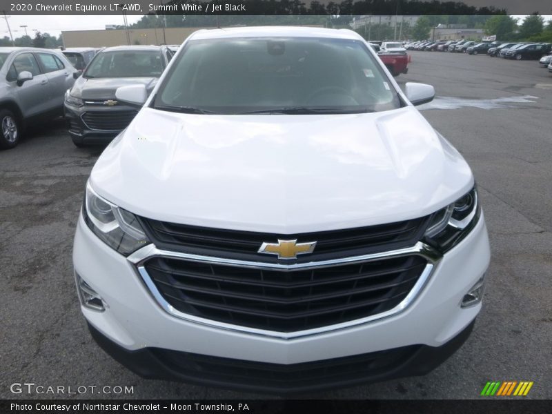 Summit White / Jet Black 2020 Chevrolet Equinox LT AWD