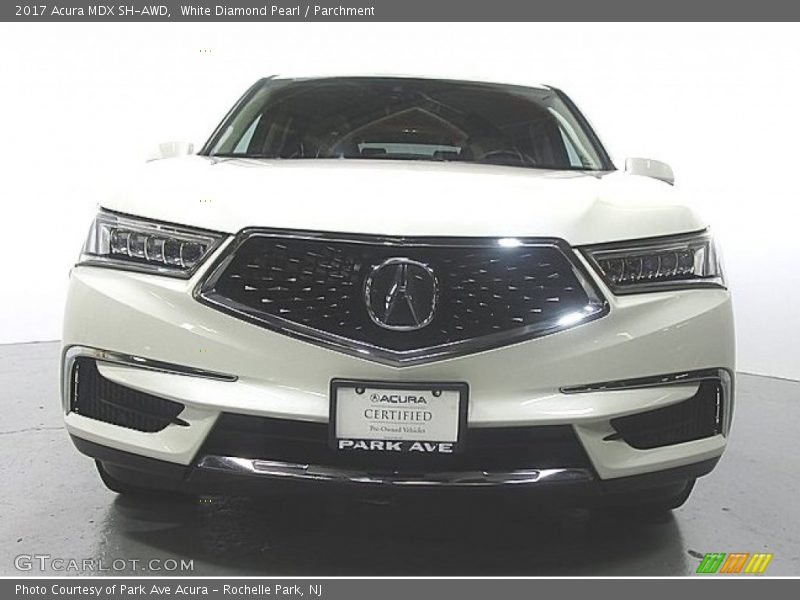 White Diamond Pearl / Parchment 2017 Acura MDX SH-AWD
