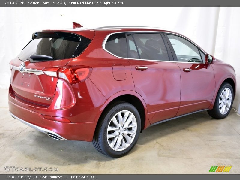 Chili Red Metallic / Light Neutral 2019 Buick Envision Premium AWD