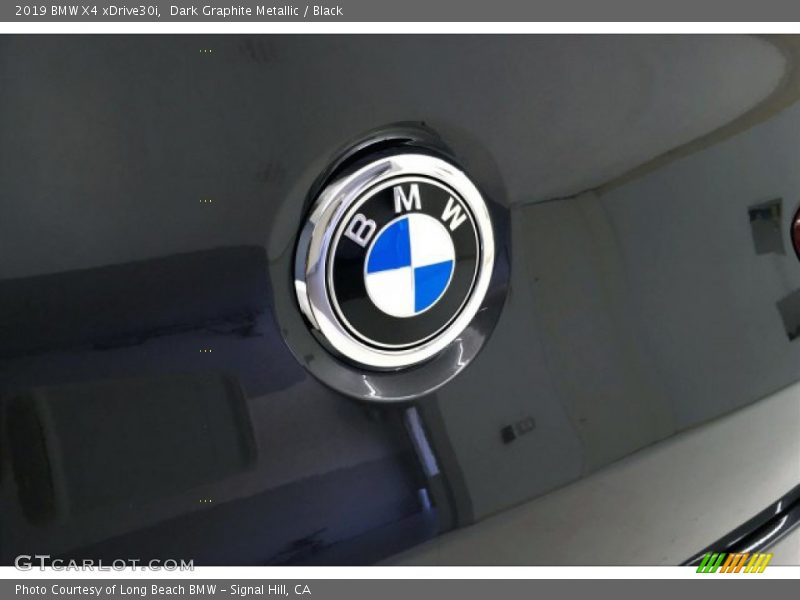 Dark Graphite Metallic / Black 2019 BMW X4 xDrive30i