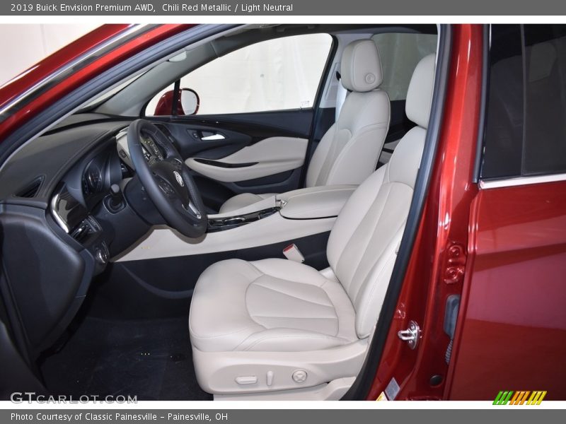 Chili Red Metallic / Light Neutral 2019 Buick Envision Premium AWD
