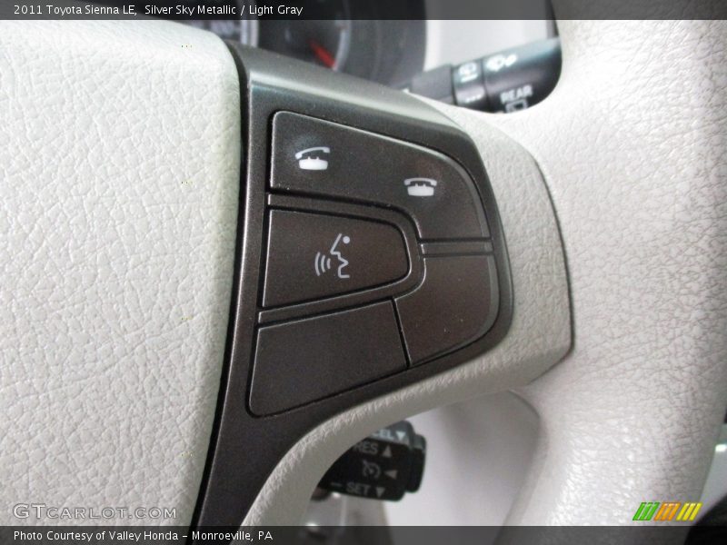 Silver Sky Metallic / Light Gray 2011 Toyota Sienna LE