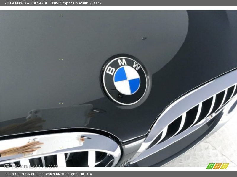 Dark Graphite Metallic / Black 2019 BMW X4 xDrive30i