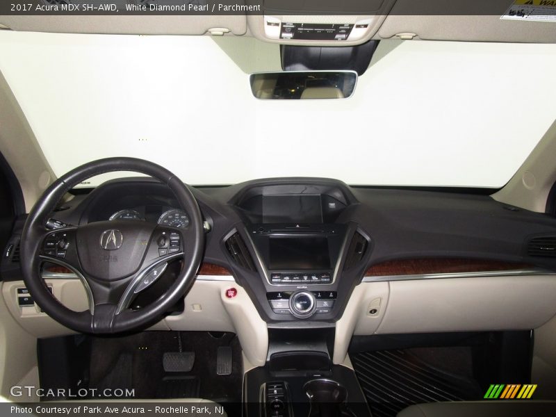 White Diamond Pearl / Parchment 2017 Acura MDX SH-AWD