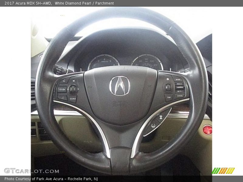 White Diamond Pearl / Parchment 2017 Acura MDX SH-AWD