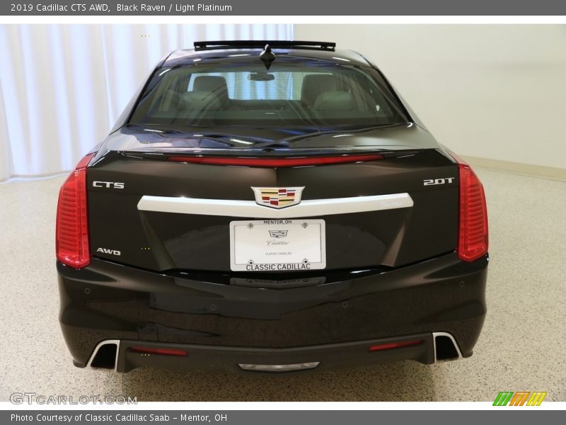 Black Raven / Light Platinum 2019 Cadillac CTS AWD