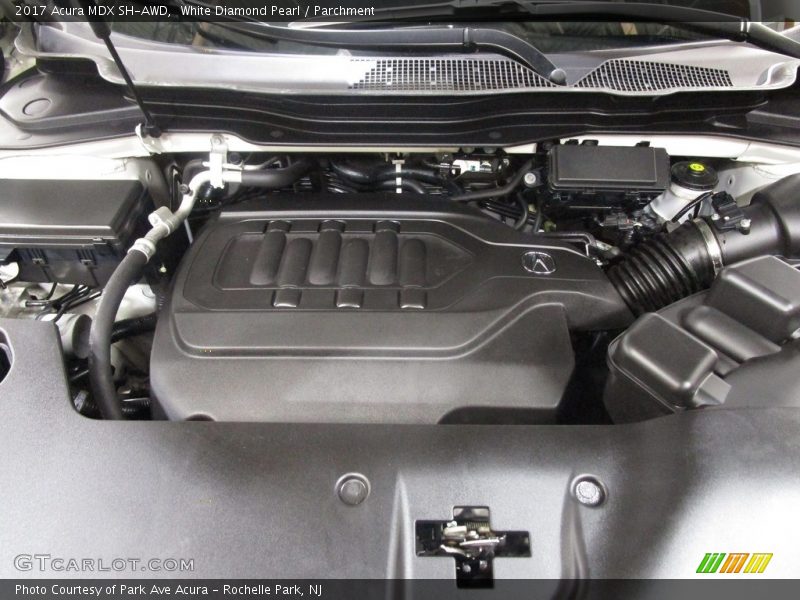 White Diamond Pearl / Parchment 2017 Acura MDX SH-AWD