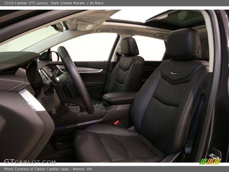 Dark Granite Metallic / Jet Black 2019 Cadillac XT5 Luxury