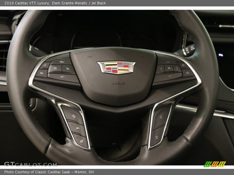 Dark Granite Metallic / Jet Black 2019 Cadillac XT5 Luxury