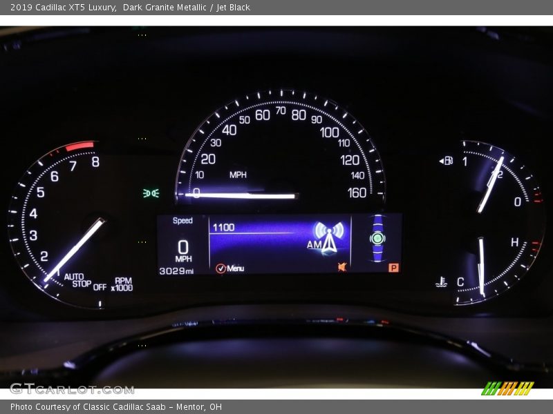 Dark Granite Metallic / Jet Black 2019 Cadillac XT5 Luxury