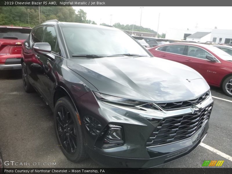 Nightfall Metallic / Jet Black 2019 Chevrolet Blazer RS AWD