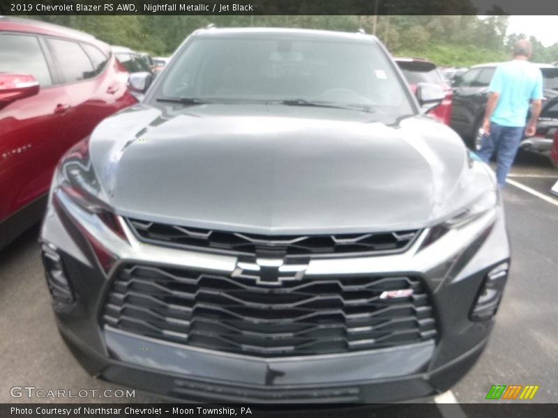 Nightfall Metallic / Jet Black 2019 Chevrolet Blazer RS AWD