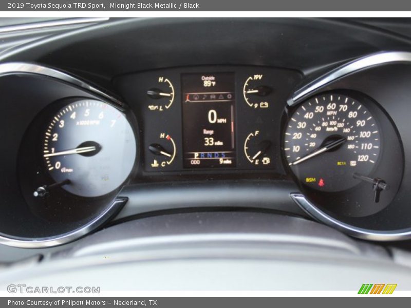  2019 Sequoia TRD Sport TRD Sport Gauges