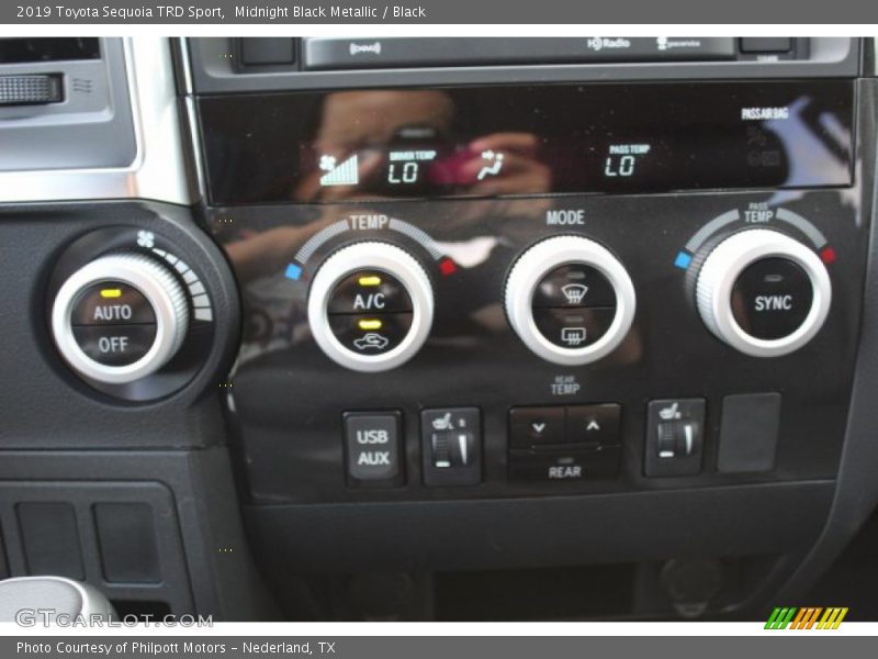 Controls of 2019 Sequoia TRD Sport