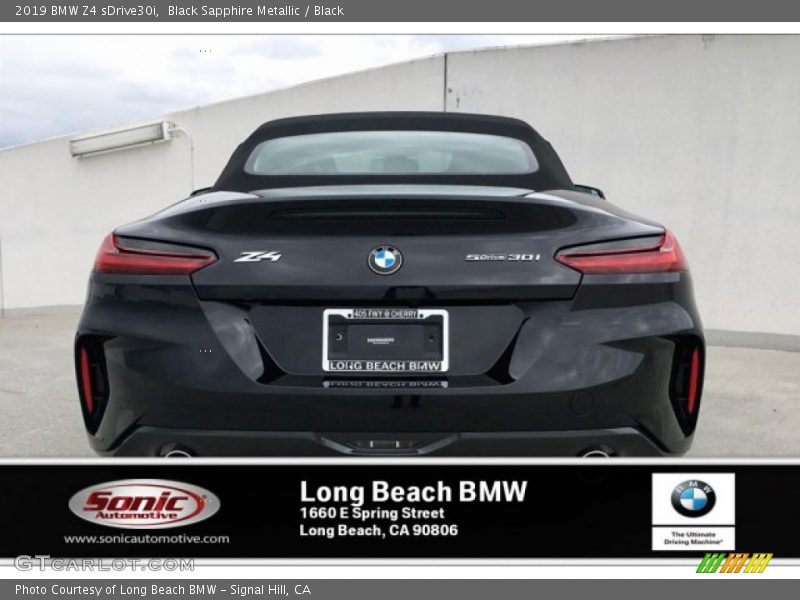 Black Sapphire Metallic / Black 2019 BMW Z4 sDrive30i
