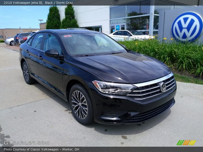 Black / Storm Gray 2019 Volkswagen Jetta SE