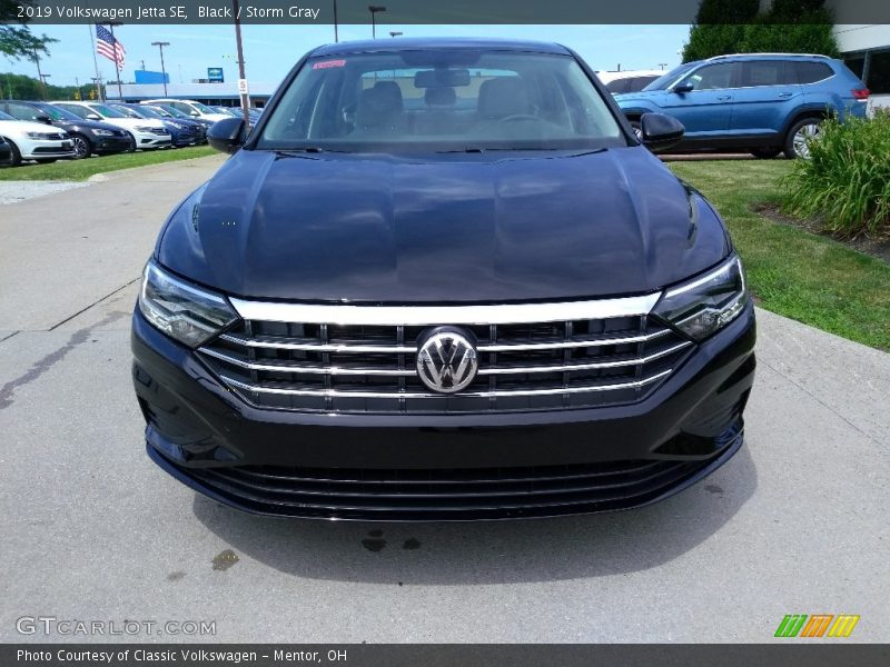Black / Storm Gray 2019 Volkswagen Jetta SE