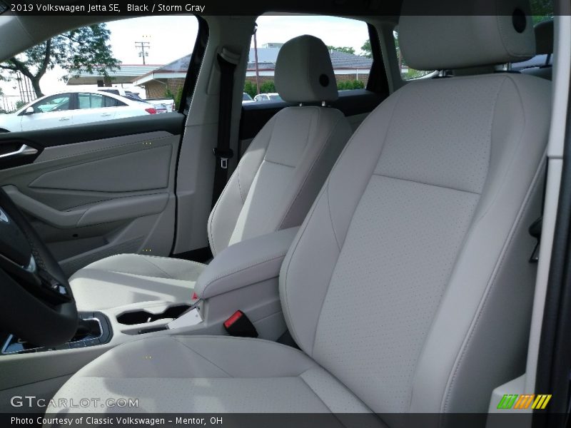 Black / Storm Gray 2019 Volkswagen Jetta SE
