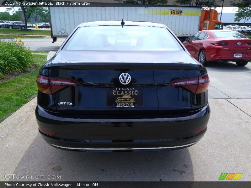 Black / Storm Gray 2019 Volkswagen Jetta SE
