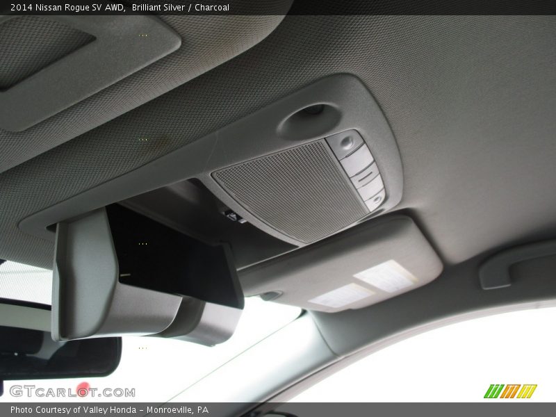 Brilliant Silver / Charcoal 2014 Nissan Rogue SV AWD