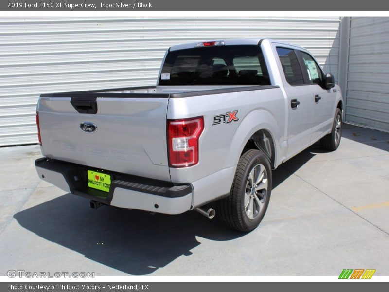 Ingot Silver / Black 2019 Ford F150 XL SuperCrew