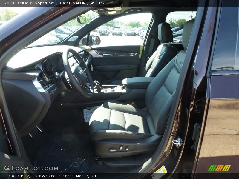 Garnet Metallic / Jet Black 2020 Cadillac XT6 Sport AWD