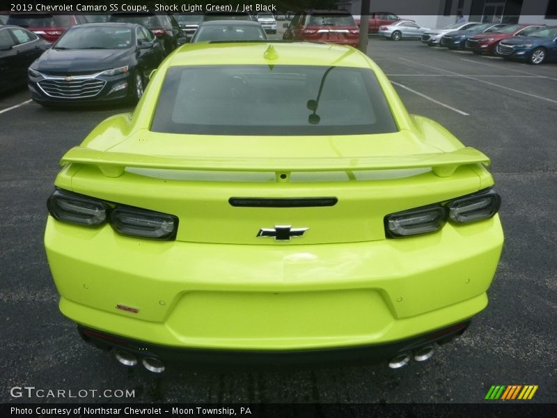 Shock (Light Green) / Jet Black 2019 Chevrolet Camaro SS Coupe