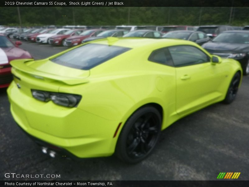 Shock (Light Green) / Jet Black 2019 Chevrolet Camaro SS Coupe