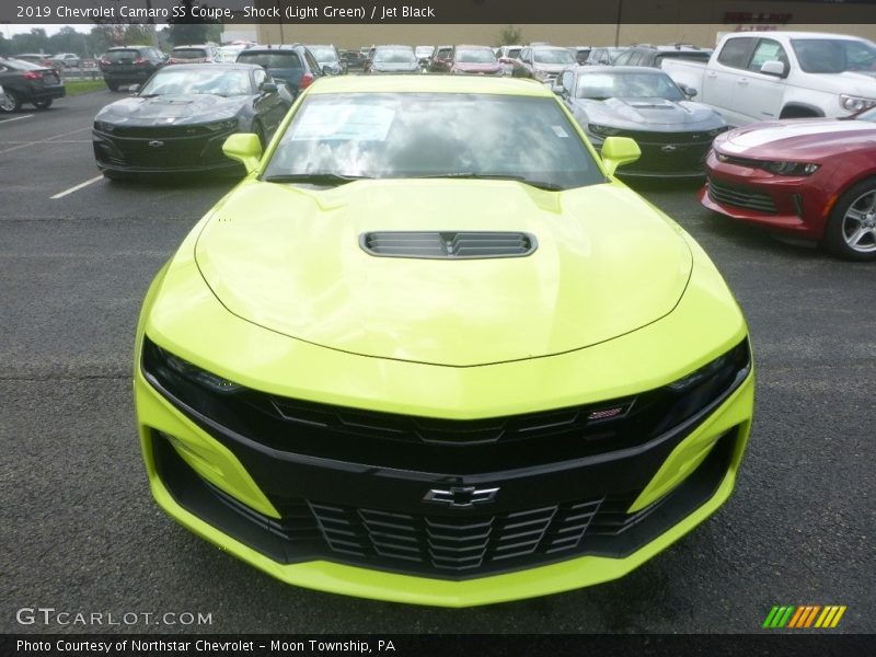 Shock (Light Green) / Jet Black 2019 Chevrolet Camaro SS Coupe