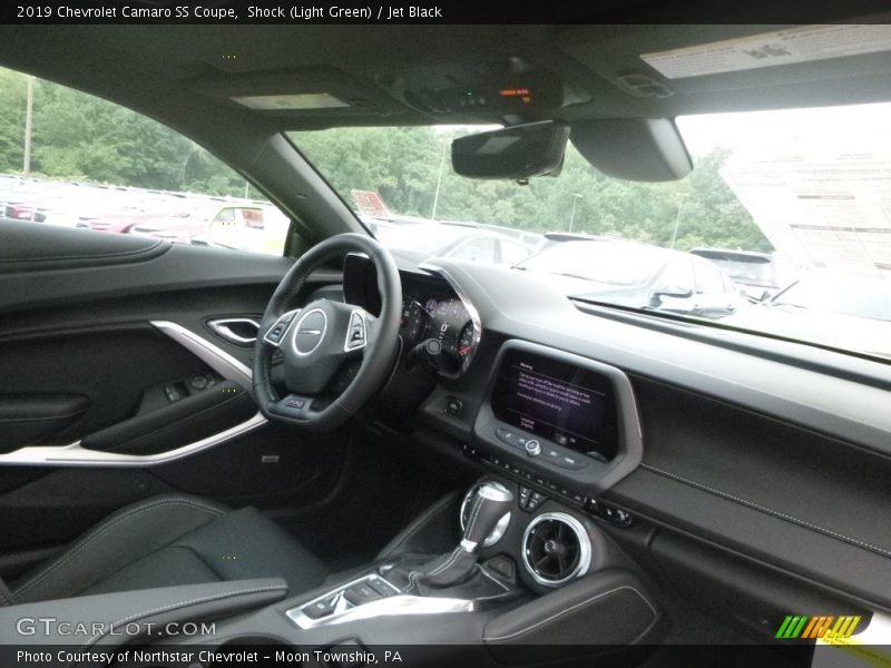 Shock (Light Green) / Jet Black 2019 Chevrolet Camaro SS Coupe