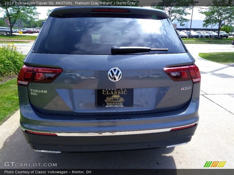 Platinum Gray Metallic / Storm Gray 2019 Volkswagen Tiguan SEL 4MOTION