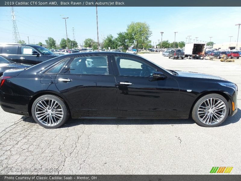 Black Raven / Dark Auburn/Jet Black 2019 Cadillac CT6 Sport AWD