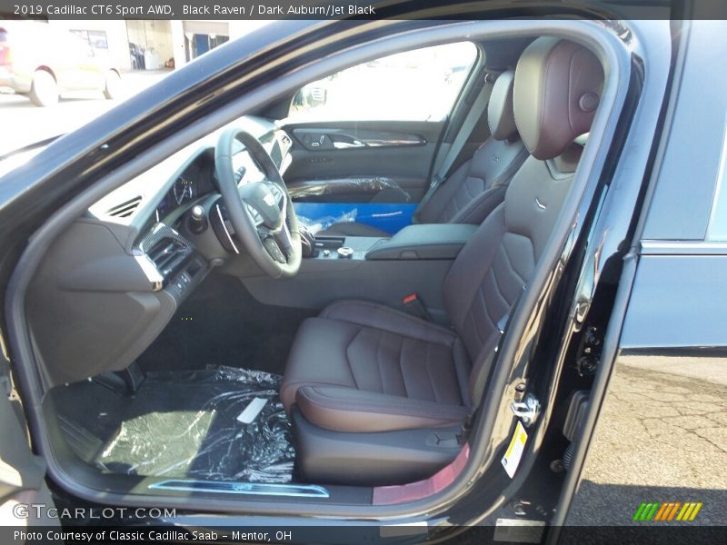 Black Raven / Dark Auburn/Jet Black 2019 Cadillac CT6 Sport AWD