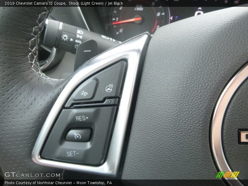 Shock (Light Green) / Jet Black 2019 Chevrolet Camaro SS Coupe