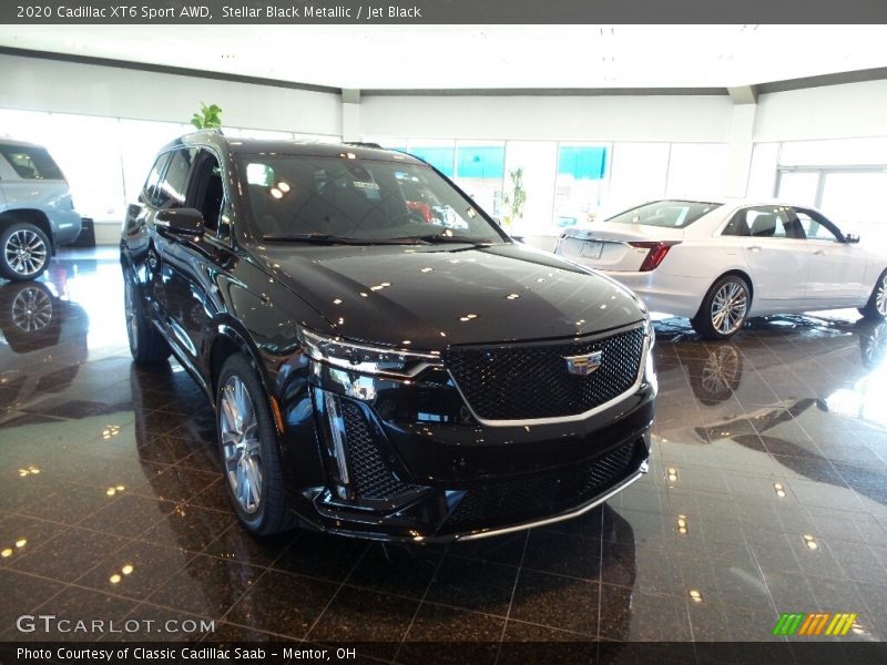 Stellar Black Metallic / Jet Black 2020 Cadillac XT6 Sport AWD