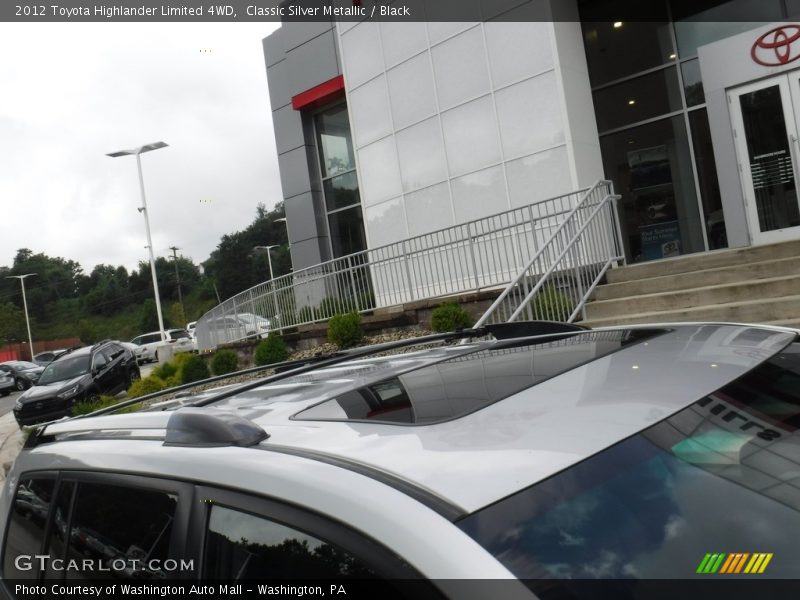 Classic Silver Metallic / Black 2012 Toyota Highlander Limited 4WD
