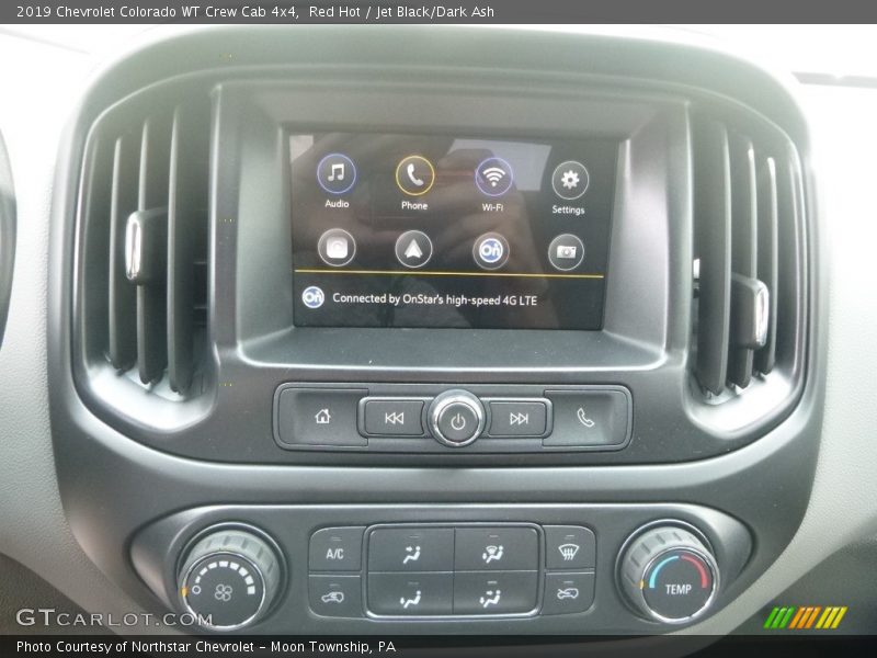 Red Hot / Jet Black/Dark Ash 2019 Chevrolet Colorado WT Crew Cab 4x4