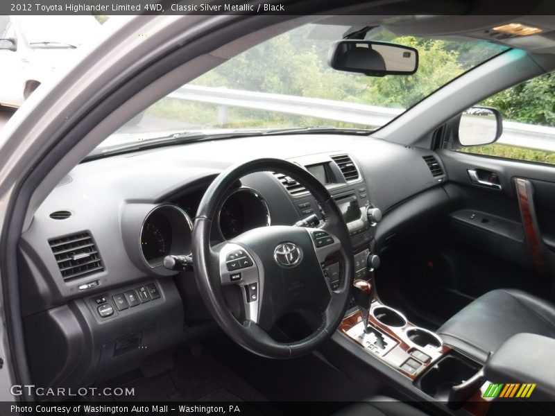 Classic Silver Metallic / Black 2012 Toyota Highlander Limited 4WD