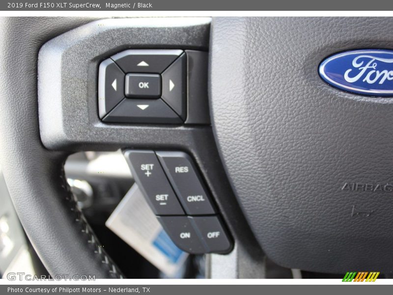 Magnetic / Black 2019 Ford F150 XLT SuperCrew