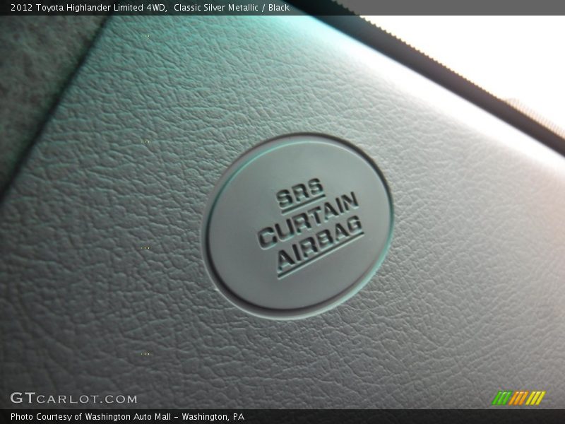 Classic Silver Metallic / Black 2012 Toyota Highlander Limited 4WD