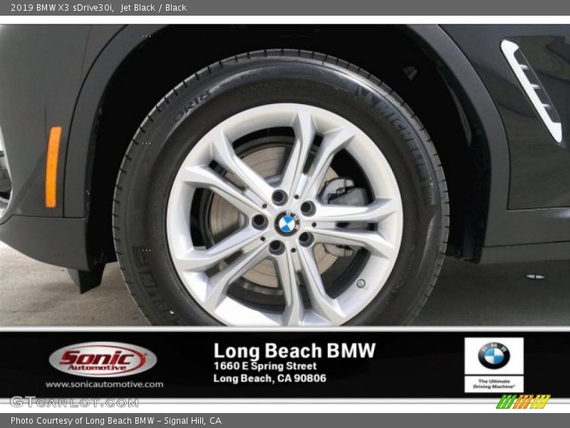 Jet Black / Black 2019 BMW X3 sDrive30i